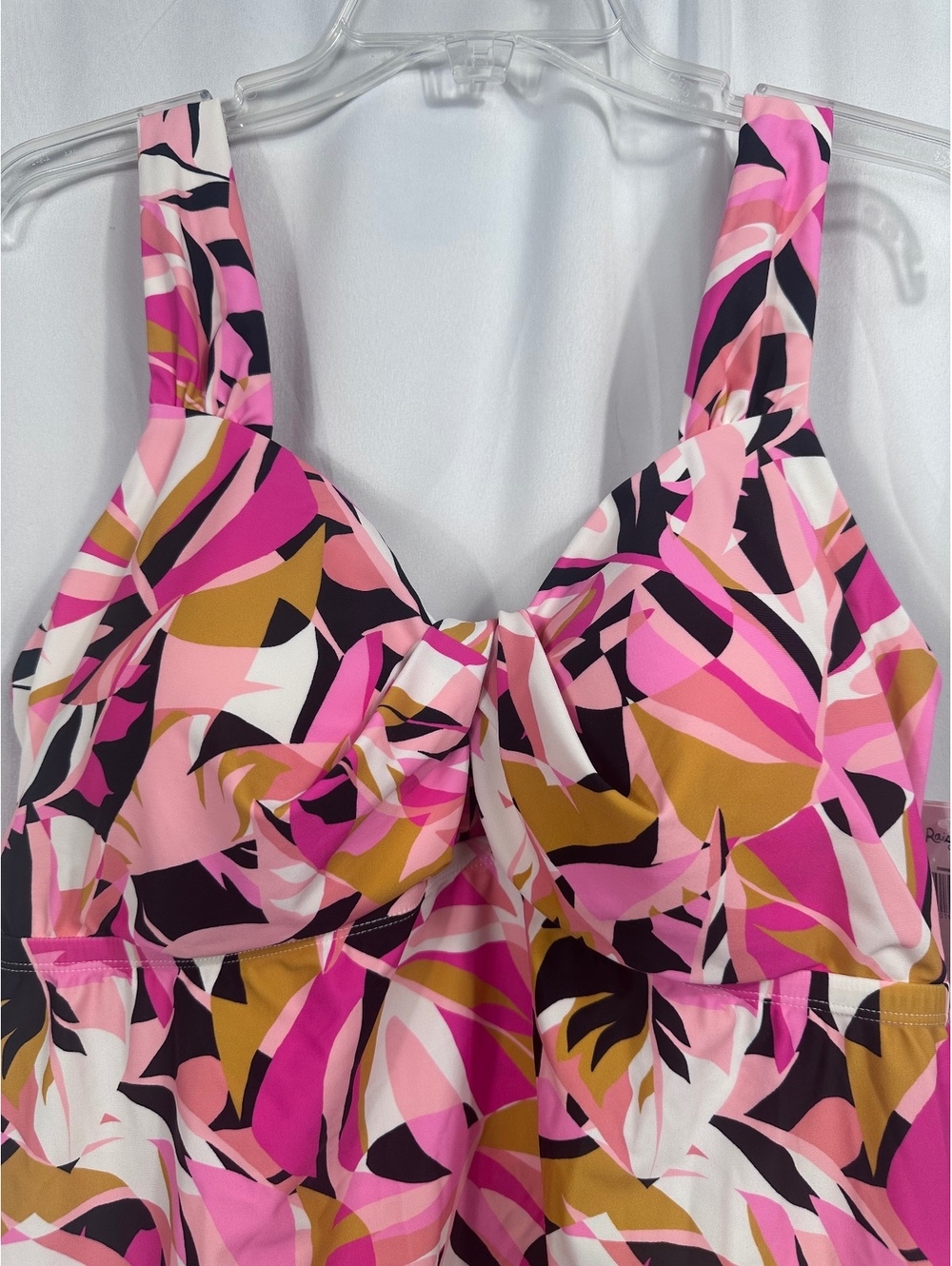 Raisins Curve Rimini Multicolor Tankini Top Size 20W
